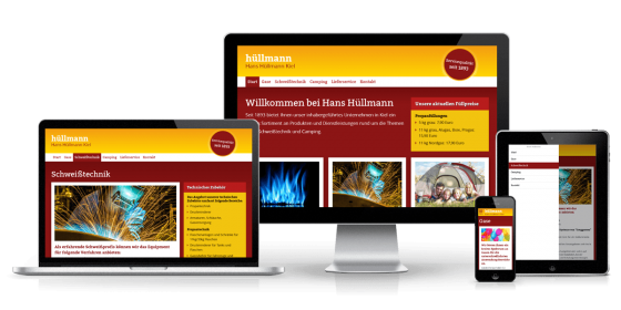 Responsive Website Hans Hüllmann