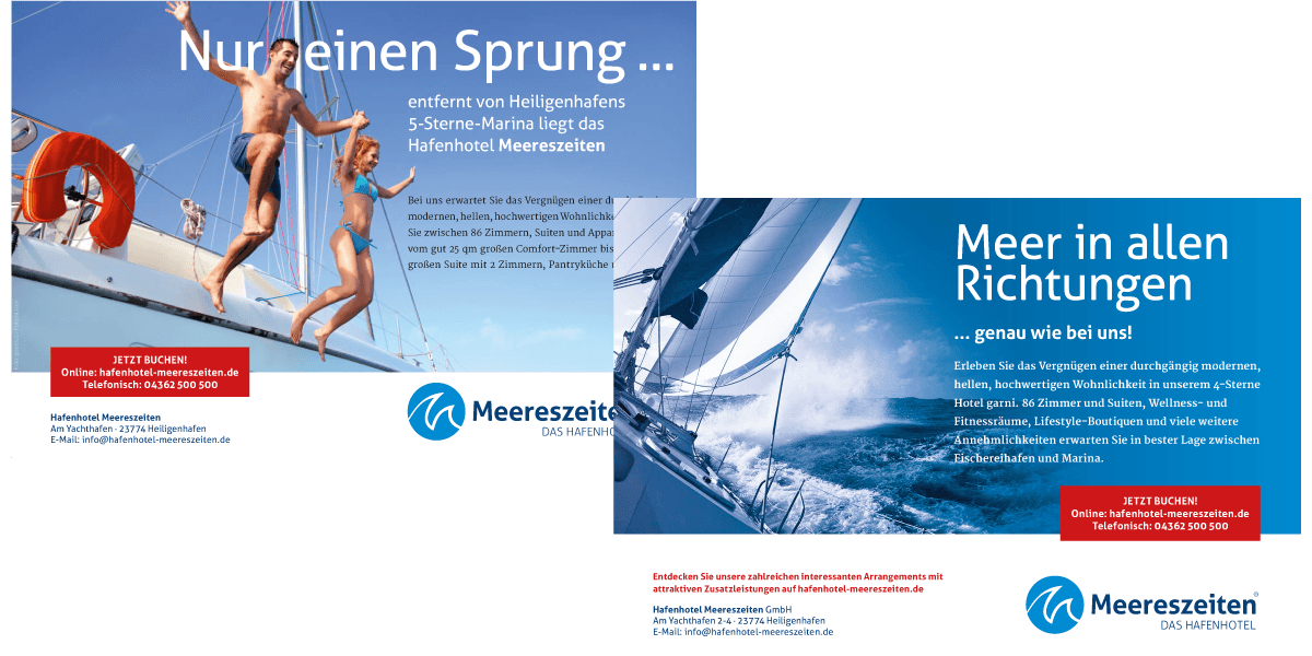 Anzeigengestaltung für das Baltic Sailing Magazin